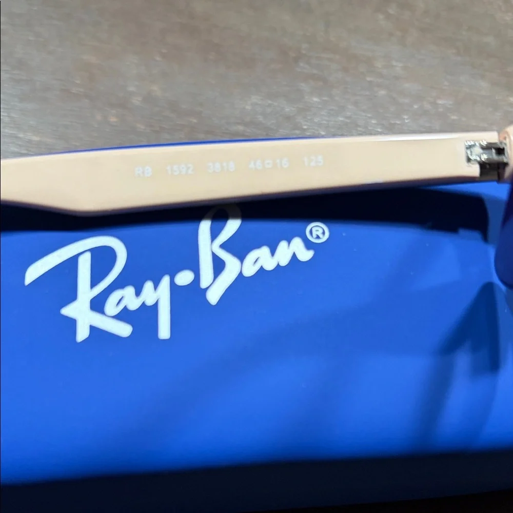 Ray-Ban Violet Glasses with Royal Blue Case
